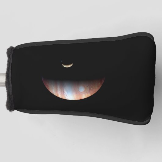 木星ガス巨大惑星&イオガリレアンムーン ゴルフヘッドカバー (正面)