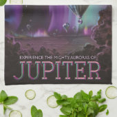 木星トラベルバイホットエアバルーンブティオーロラ キッチンタオル (折り畳み)