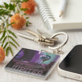 木星トラベルバイホットエアバルーンブティオーロラ キーホルダー (正面右)