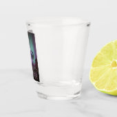 木星トラベルバイホットエアバルーンブティオーロラ ショットグラス (右)