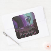 木星トラベルバイホットエアバルーンブティオーロラ スクエアシール (封筒)