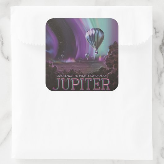 木星トラベルバイホットエアバルーンブティオーロラ スクエアシール (バッグ)