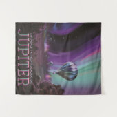 木星トラベルバイホットエアバルーンブティオーロラ タペストリー (正面(横))