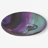 木星トラベルバイホットエアバルーンブティオーロラ ペーパープレート (アングル)