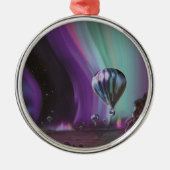 木星トラベルバイホットエアバルーンブティオーロラ メタルオーナメント (正面)