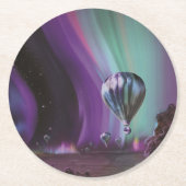 木星トラベルバイホットエアバルーンブティオーロラ ラウンドペーパーコースター (正面)