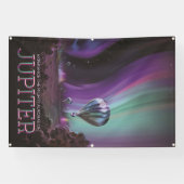 木星トラベルバイホットエアバルーンブティオーロラ 横断幕 (横)