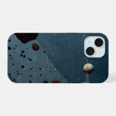 木星トロヤ群小惑星 iPhone 15ケース (裏面横)
