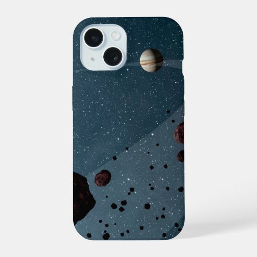 木星トロヤ群小惑星 iPhone 15ケース (裏面)