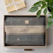 木星中心の天図デザイン 薄葉紙 (ギフト)