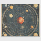 木星中心の天図デザイン(2) ラッピングペーパー (フラット)