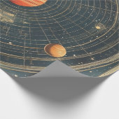 木星中心の天図デザイン(2) ラッピングペーパー (角)