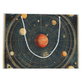 木星中心の天図デザイン(2) ラージペーパーバッグ (裏面)