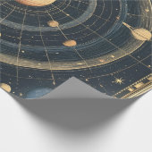 木星中心天図デザイン(3) ラッピングペーパー (角)