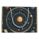 木星中心天図デザイン(3) ラージペーパーバッグ (裏面)