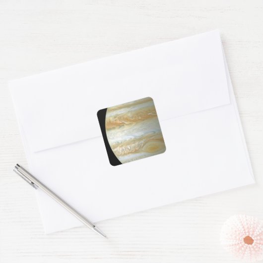 木星半球 スクエアシール (封筒)