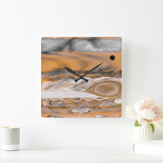 木星壁時計 スクエア壁時計 (ホーム)