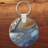 木星大気素晴らし赤点詳細 キーホルダー (正面)