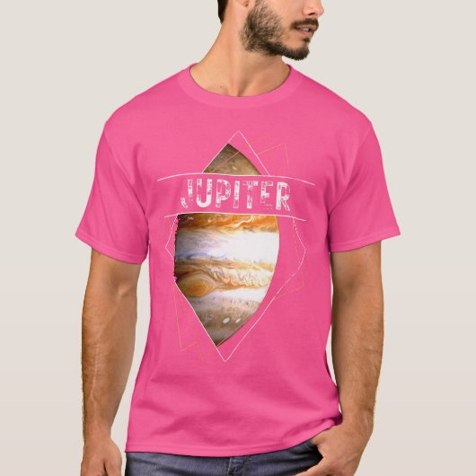 木星惑星系太陽の宇宙天文学 Tシャツ (正面)