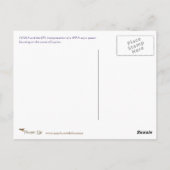 木星旅行の広告の巨大なオーラ ポストカード (裏面)