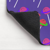 木星棒つきキャンデーパターン マウスパッド (コーナー)