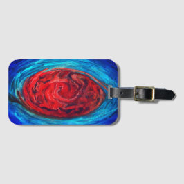 木星素晴らし荷物札の赤いスポット ラゲッジタグ