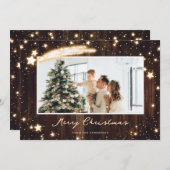 木星素朴写真クリスマスカード シーズンカード (正面/裏面)