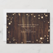 木星素朴写真クリスマスカード シーズンカード (裏面)