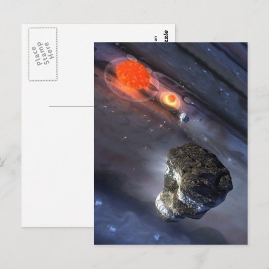 木星衝撃 ポストカード (正面/裏面)