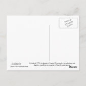 木星衝撃 ポストカード (裏面)