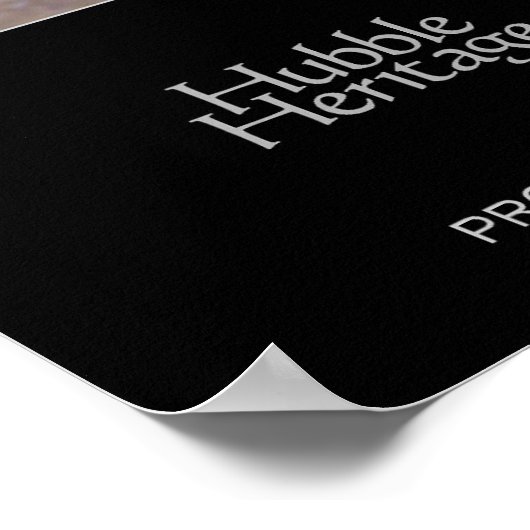 木星赤点ハッブル望遠鏡写真 ポスター (角)