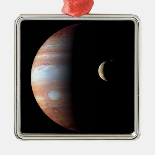 木星5番目の惑星とカッシーニ太陽の系 メタルオーナメント (正面)