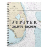木星FL緯度航海の表 ノートブック (正面)