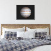 木星NASAのカッシーニ像 キャンバスプリント (インサイチュ (寝室))