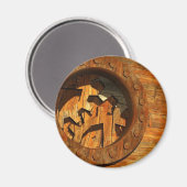 木時計 マグネット (正面/裏面)