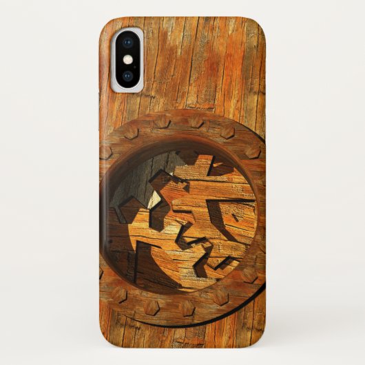 木時計 Case-Mate iPhoneケース (裏面)