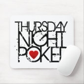 木曜の夜のトランプのポーカー マウスパッド (マウス)