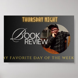 木曜の夜の本のレビューポスター ポスター