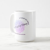 木曜日の子マンダラコーヒーマグ(紫) コーヒーマグカップ (正面左)