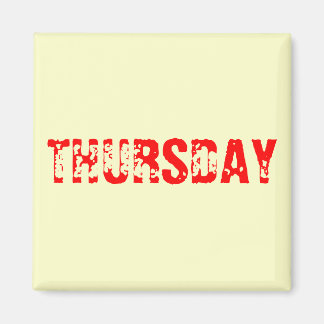 木曜日 マグネット