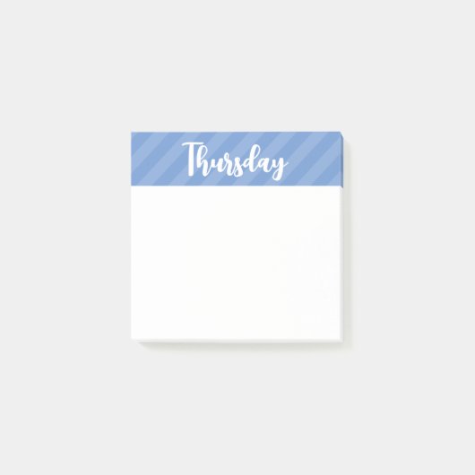 木曜日 – 週の日- Post It Notes ポストイット (正面)