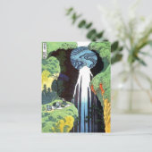 木曽街道北斎の阿弥陀滝 ポストカード (スタンド正面)