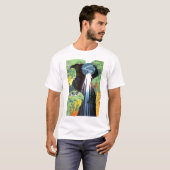木曽街道阿弥陀滝 Tシャツ (正面フル)