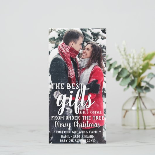 木最高のの妊娠発表の下での贈り物 シーズンカード (スタンド正面)