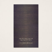 木材および葉ジュエリーイヤリング表示カード (裏面)