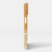 木材とマンダラケースメイトiPhoneケース iPhoneケース (右側面)