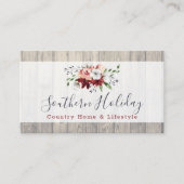 木材と南素朴国コットンソーシャルメディア 名刺 (正面)