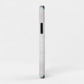 木材と明るいストライプデザイン、幾何学的ボヘミア Case-Mate iPhoneケース (裏面/右)