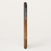 木材と金属モノグラムのパーソナライカスタムズ Case-Mate iPhoneケース (裏面/左)