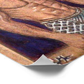 木材のアヌビス： www.AriesArtist.com ポスター (角)